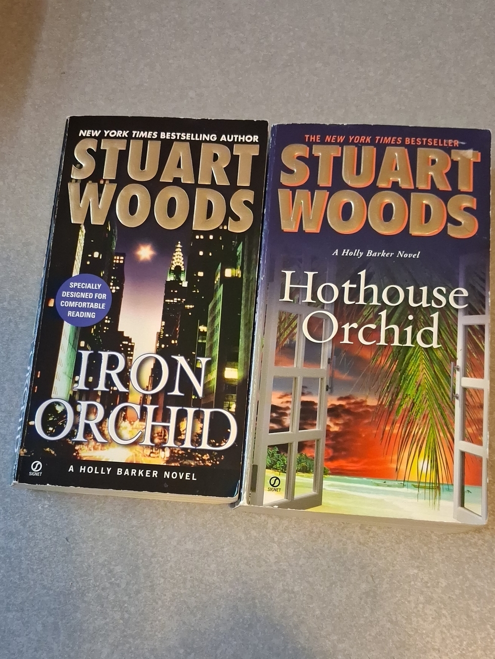 Stuart Woods 2 'Holly Barker' Series Paperback Novels